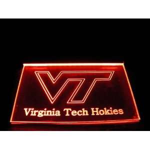  NCAA Virginia Tech Team Logo Neon Light Sign Sports 