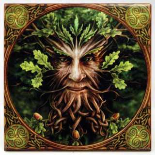 Anne Stokes Greenman Tile w/ Stand, Wicca, Pagan  