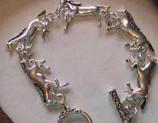 Western Cowgirl Equestrian Horse Horses Toggle Bracelet  