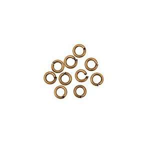  Antique Brass (plated) Round Jump Ring 4mm, 18g Findings 