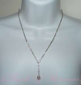 Charter Club Crystal Lavalier Necklace New NWT  