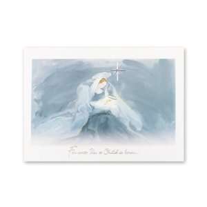  Custom Printed Angelic Birth Holiday Card   Min Quantity 