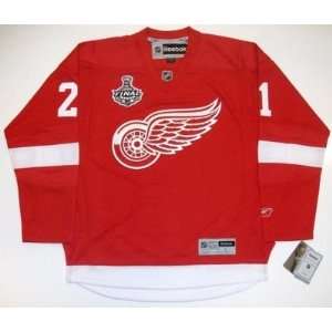 Ville Leino Detroit Red Wings 09 Cup Jersey Rbk