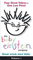 Baby Einstein 4 Pack   Vol.1 VHS, 2003  