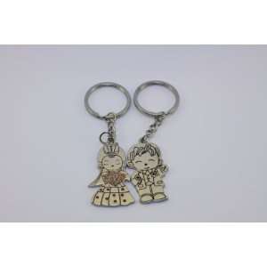  Wedding Marrying Bride and Groom Couple Keychains 