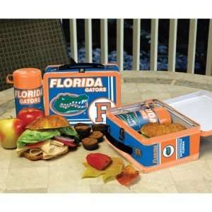  Florida Gators NCAA Tin Lunch Box With Thermos