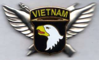 101st Airborne Vietnam 1st Style Air Assault Badge #3  