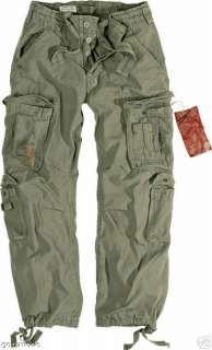 VINTAGE AIRBORNE PARATROOPER OLIVE COMBAT ARMY TROUSERS  