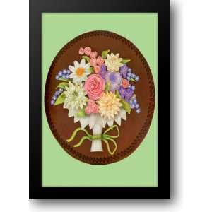  Tart Decoration with Butter Cream Flowers 24x33 Framed Art 