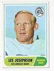 1968 Topps Football Posters Inserts #10 Les Josephson  
