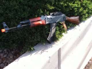 Full Metal & Wood Custom AK47 Airsoft Gun  