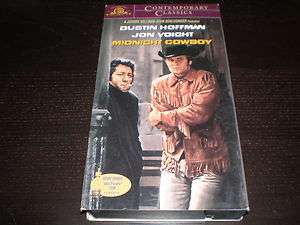 Used VHS Midnight Cowboy Dustin Hoffman Jon Voight  