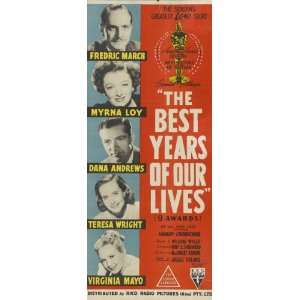  The Best Years of Our Lives Poster Movie Australian 13 x 