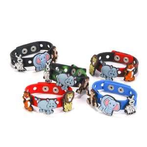  Zoo Animal Plug Bracelet Case Pack 36 