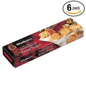 Walkers Shortbread Animal Shapes, 6.2 Ounce Boxes (Pack of 6)  
