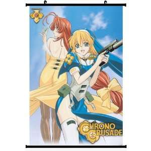  Chrono Crusade Anime Wall Scroll Poster Rosette, Satella 