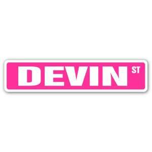  DEVIN Street Sign Great Gift Idea 100s of names to choose 