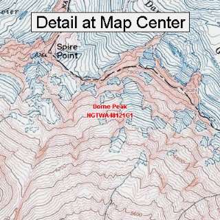  USGS Topographic Quadrangle Map   Dome Peak, Washington 