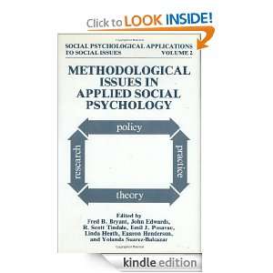  Applications To Social Issues) Fred B. Bryant, John Edwards, R 