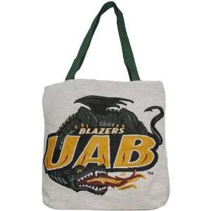  NCAA UAB Blazers Natural Woven Tote Bag