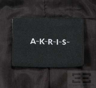Akris Multicolor Stripe Boucle Mohair Jacket Size 6  