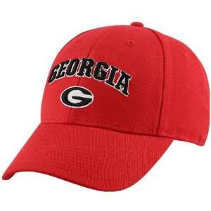   Nike Georgia Bulldogs Red Classic Logo Flex Fit Hat