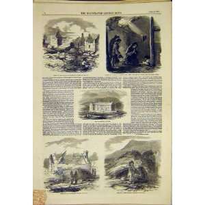  Ruin Galway Workhouse Ireland Clear Ennis Print 1850