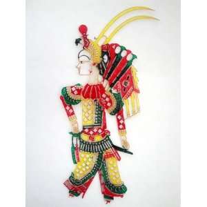  Original 07 Chinese Shadow Leather Puppet Artwork #120   FREE 