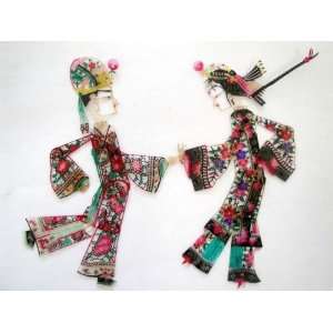 Original 09 Chinese Shadow Leather Puppet Artwork #122  FREE 