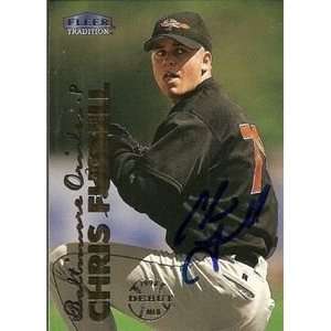 Chris Fussell Signed Baltimore Orioles 1999 Fleer Card  
