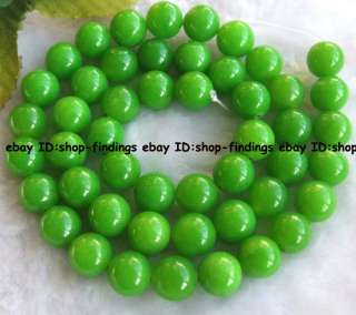 smooth viridis round jade gemstone Beads 15 high quality  