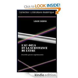 AU DELA ET LA SURVIVANCE DE LETRE (French Edition) Léon Denis 