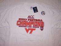 Majestic Virginia Tech Hokies 2007 Champions Shirt 2XL  