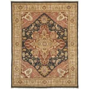  Due Process Jinan Serapi Brown Saffron 9 X 12 Area Rug 