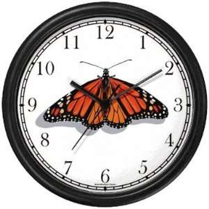  Orange   Monarch Butterfly   Butterfly Animal Wall Clock 