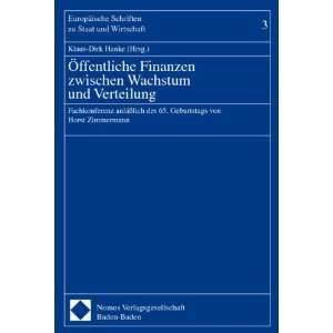 Öffentliche Finanzen zwischen Wachstum und Verteilung. Fachkonferenz 