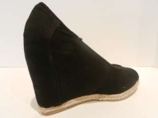 New Aldo Collegea Black Wedge Shoes US 10 EU 40  