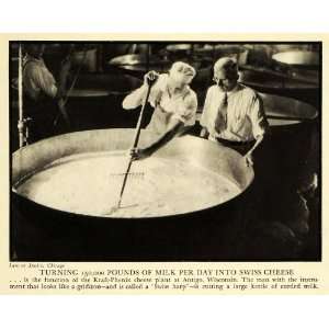  1934 Print Milk Swiss Cheese Kraft Phenix Antigo Wisconsin 