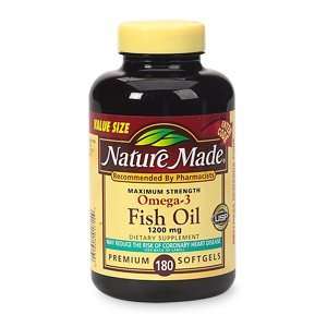  Nature Made Fish Oil 1200mg 180 Tablets Oils Health 