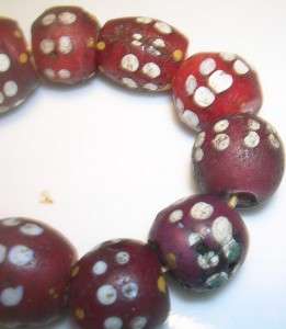 11 VERY RARE VENETIAN CORNALINE d ALEPPO TRADE BEADS  