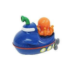  Bruin Wind Up Vehicle   Submarine with Octopus Toys 