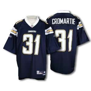  San Diego Chargers ANTONIO CROMARTIE #31 Mens Premier NFL 