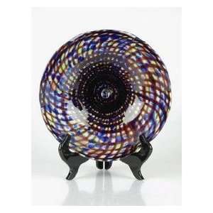 Murano Glass Plate Fabulous 100% Hand Blown Art X510