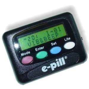  e pill 12 Alarm Vibrating Pager Medication Reminder. FREE 