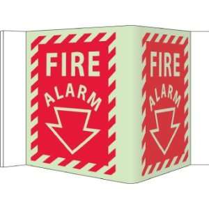  Fire, Visi, Fire Alarm, 5.75X8.75, Acrylicglow Industrial 