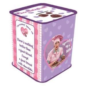   14149 I Love Lucy® Chocolate Fund Tin Savings Bank 