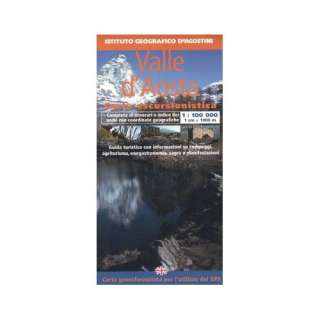  Valle DAosta Hiking Map GPS (9788851108915)