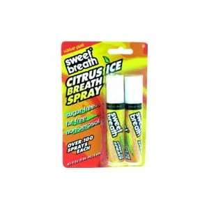  Sweet Breath Citrus Ice Breath Spray   1/3 Oz/ Pack 2 