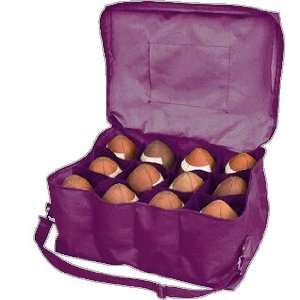 Fisher Manager Football Bags PURPLE 13 W X 19 H X 26 L  