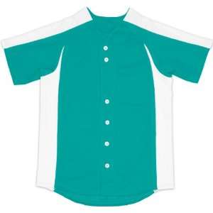 Custom Baseball Full Button Cool Mesh Jersey W/Sleeves 36 